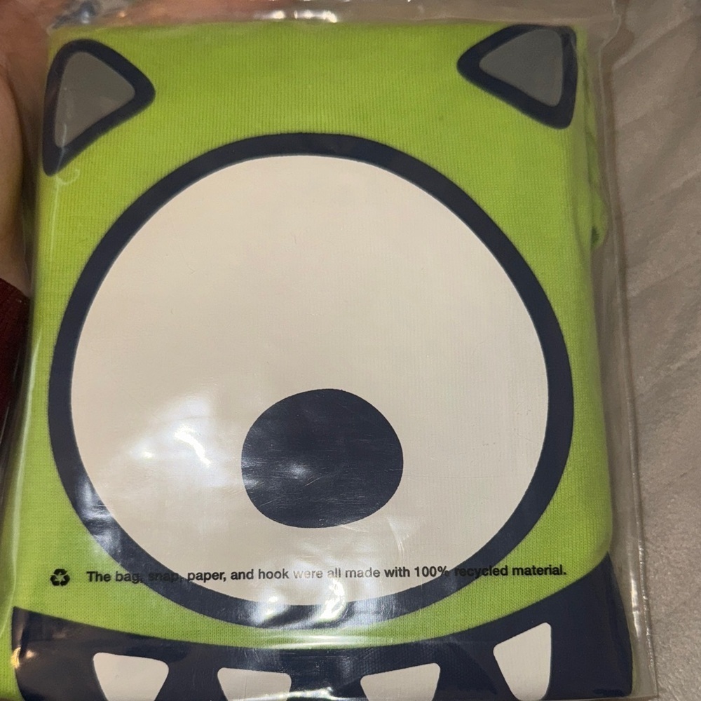 GAP Lime Green and Navy Monster Pajama Set - Picture 4 of 8
